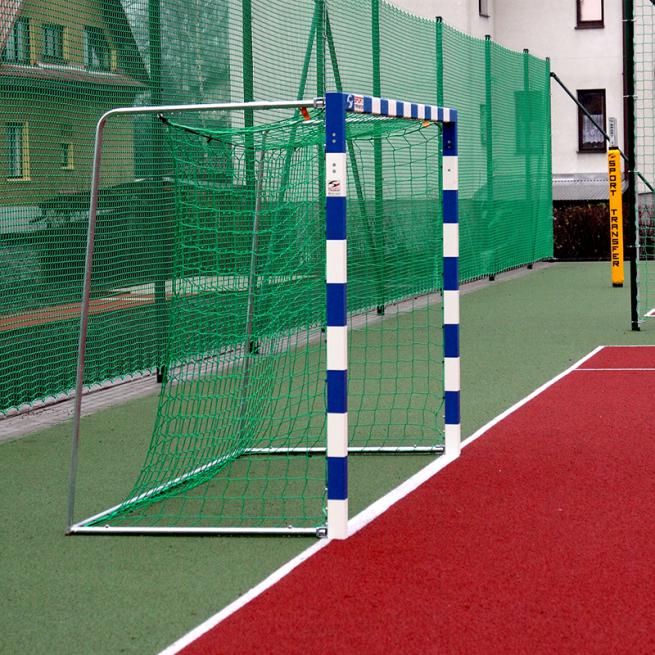 Standard aluminium handball goals /3.00 x 2.00 m/ with ground sockets