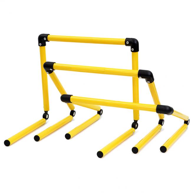 FOLDING HURDLE WITH ADJUSTABLE HEIGHT