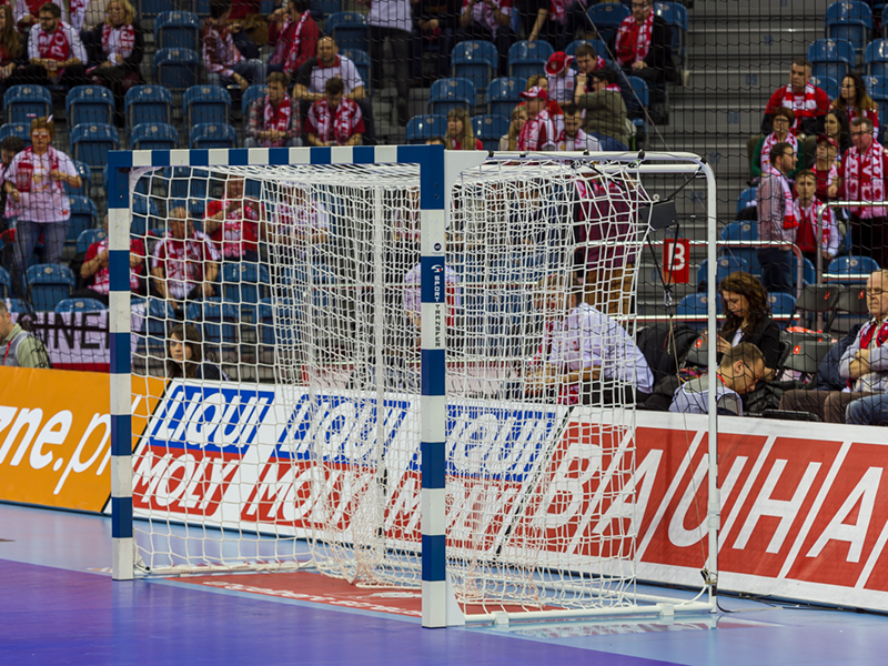 PROFESSIONAL ALUMINIUM HANDBALL GOALS IHF, EHF CERTIFICATE