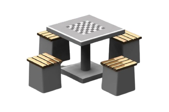 STÓŁ DO GRY W SZACHY - WOLNOSTOJĄCY ST-033 (1)