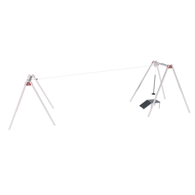 Drop Slide Rope ROPE SLIDE WITH SEAT FOR PUBLIC PLAYGROUND - STAINLESS STEEL