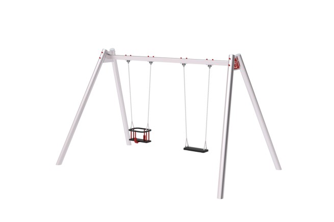 HUŚTAWKA PODWÓJNA - NIERDZEWNA (1)