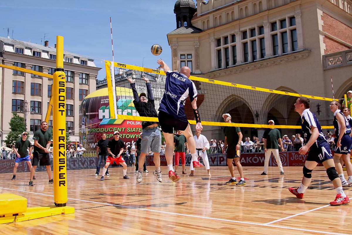 Volleyball set - free-standing with load